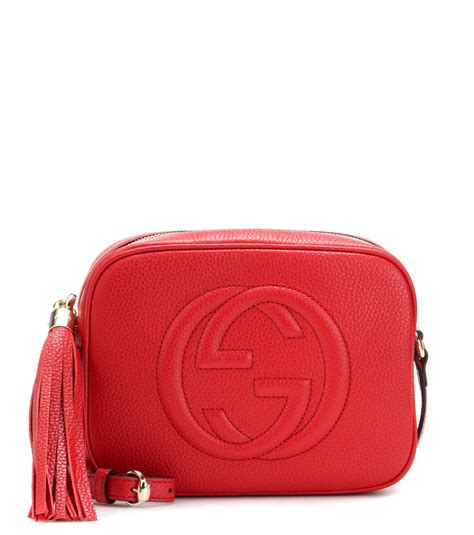 gucci soho disco bag red consignment|gucci soho disco bag red.